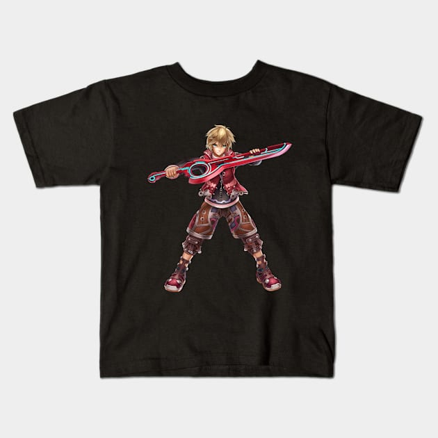 Shulk Kids T-Shirt by hybridmink